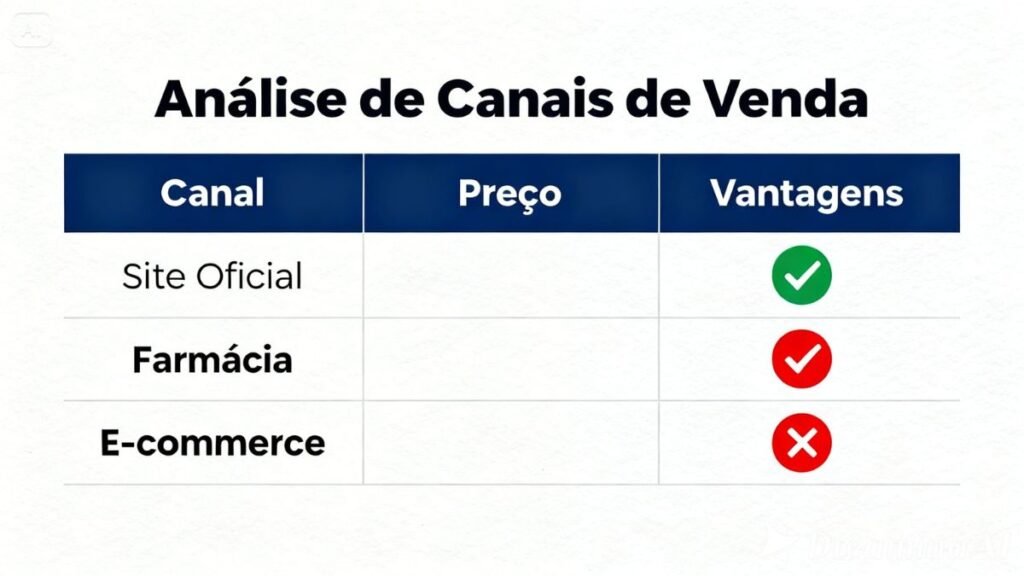 Comparativo de preço