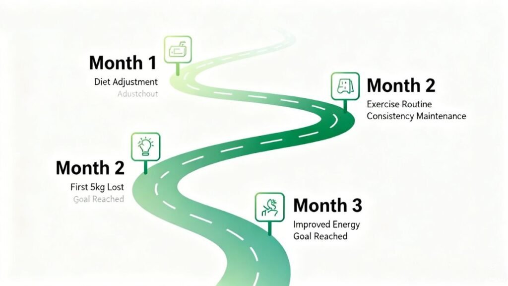 timeline-progresso-emagrecimento-saudavel-meses